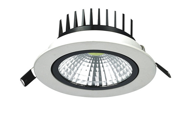 LED  9W COB 天花燈開(kāi)孔115mm  黃光白光中性光