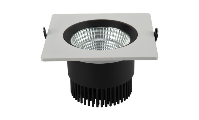 LED 5寸18W方形COB 嵌燈 開(kāi)孔130mm  黃光白光中性光