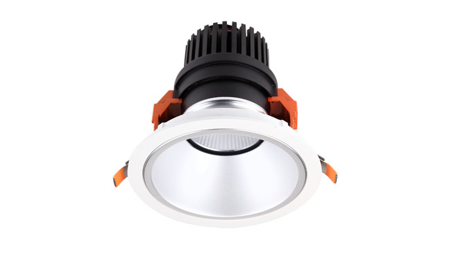 LED 30W COB洗墻筒燈開(kāi)孔尺寸185mm